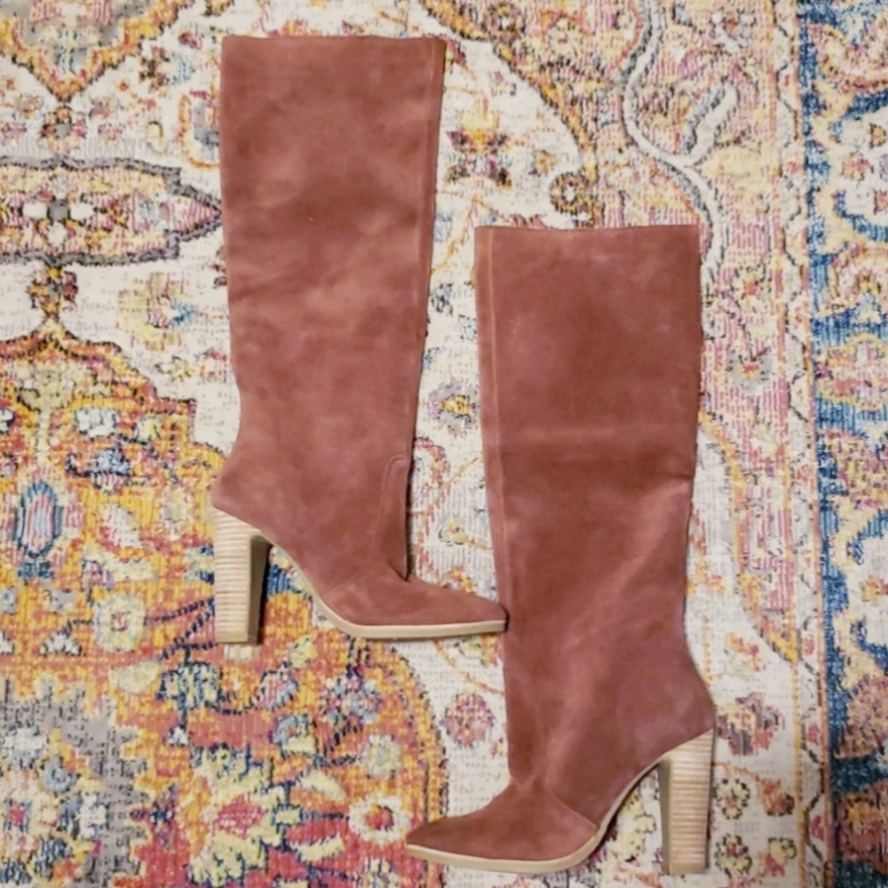 Dolce Vita Céline Knee High Boot BRICK RED size 7